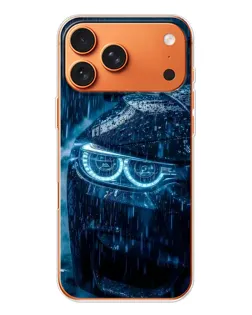 Чехол для iPhone 17 Pro Max с картинкой «BMW под дождем»