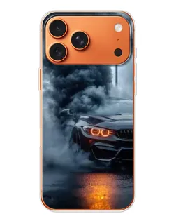 Чехол для iPhone 17 Pro Max с картинкой «BMW M-Power — абстракция»