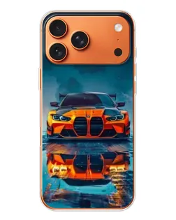 Чехол для iPhone 17 Pro Max с картинкой «BMW — золотая эмблема»
