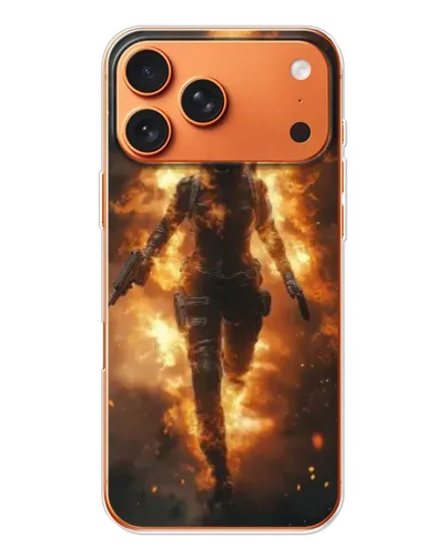 Чехол для iPhone 17 Pro Max с картинкой «BMW — скорость в дожде»