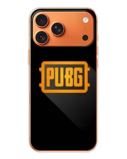 Чехол для iPhone 17 Pro Max с картинкой «PUBG — рамка лого»
