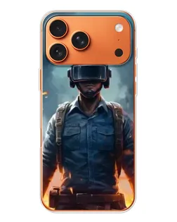 Чехол для iPhone 17 Pro Max с картинкой «PUBG — реалистичный герой»