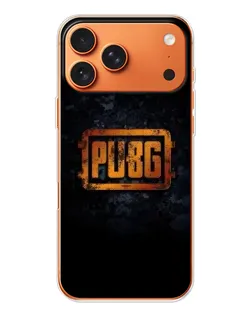 Чехол для iPhone 17 Pro Max с картинкой «PUBG — золотой логотип»
