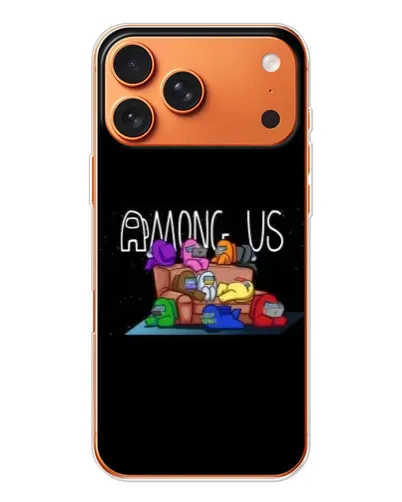 Чехол для iPhone 17 Pro Max с картинкой «Логотип Among Us»