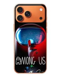 Чехол для iPhone 17 Pro Max с картинкой «Красный импостер — макро» Чехол для iPhone 17 Pro Max с картинкой «Красный импостер — макро»