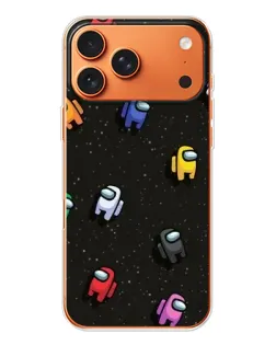 Чехол для iPhone 17 Pro Max с картинкой «Космический паттерн Among Us» Чехол для iPhone 17 Pro Max с картинкой «Космический паттерн Among Us»