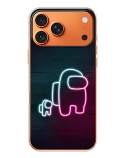Чехол для iPhone 17 Pro Max с картинкой «Among Us неон-арт» Чехол для iPhone 17 Pro Max с картинкой «Among Us неон-арт»