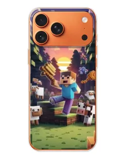 Чехол для iPhone 17 Pro Max с картинкой «Стив на ферме» Чехол для iPhone 17 Pro Max с картинкой «Стив на ферме»