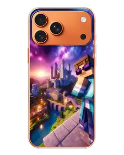 Чохол для iPhone 17 Pro Max з картинкою «Стів та космос» Чохол для iPhone 17 Pro Max з картинкою «Стів та космос»