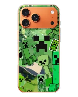 Чохол для iPhone 17 Pro Max з картинкою «Кріпери Minecraft» Чохол для iPhone 17 Pro Max з картинкою «Кріпери Minecraft»