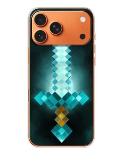 Чохол для iPhone 17 Pro Max з картинкою «Алмазний меч неон» Чохол для iPhone 17 Pro Max з картинкою «Алмазний меч неон»