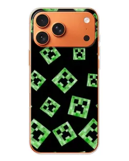 Чохол для iPhone 17 Pro Max з картинкою «Паттерн з кріперами» Чохол для iPhone 17 Pro Max з картинкою «Паттерн з кріперами»