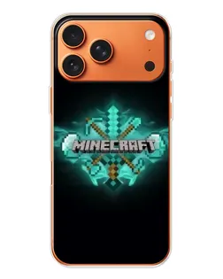 Чохол для iPhone 17 Pro Max з картинкою «Minecraft Diamond лого» Чохол для iPhone 17 Pro Max з картинкою «Minecraft Diamond лого»