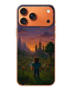 Чохол для iPhone 17 Pro Max з картинкою «Стів біля вежі» Чохол для iPhone 17 Pro Max з картинкою «Стів біля вежі»
