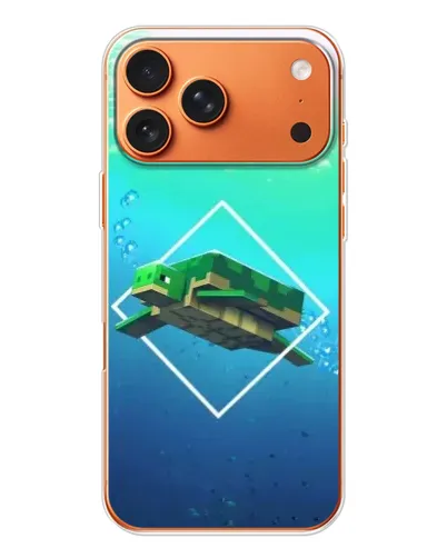 Чохол для iPhone 17 Pro Max з картинкою «Черепаха Minecraft» Чохол для iPhone 17 Pro Max з картинкою «Черепаха Minecraft»