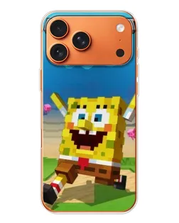 Чохол для iPhone 17 Pro Max з картинкою «Губка Боб Minecraft» Чохол для iPhone 17 Pro Max з картинкою «Губка Боб Minecraft»