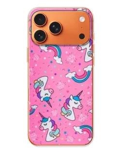Чехол для iPhone 17 Pro Max с картинкой «Unicorn паттерн розовый» Чехол для iPhone 17 Pro Max с картинкой «Unicorn паттерн розовый»