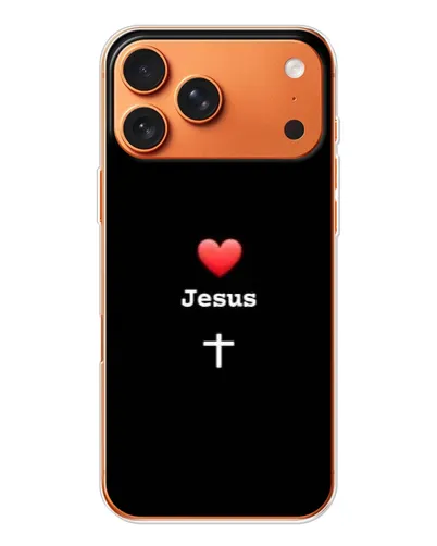 Чохол для iPhone 17 Pro Max з картинкою «Серце - Jesus» Чохол для iPhone 17 Pro Max з картинкою «Серце - Jesus»