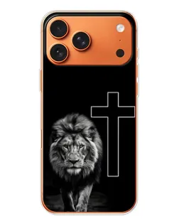 Чохол для iPhone 17 Pro Max з картинкою «Лев та Хрест» Чохол для iPhone 17 Pro Max з картинкою «Лев та Хрест»
