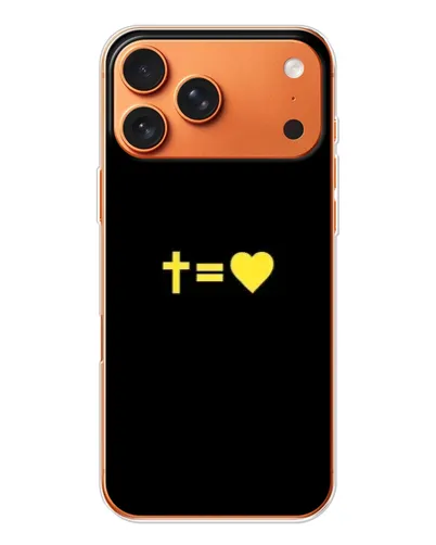 Чохол для iPhone 17 Pro Max з картинкою «Серце та Хрест» Чохол для iPhone 17 Pro Max з картинкою «Серце та Хрест»