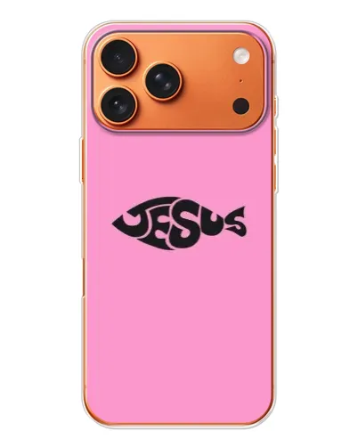 Чохол для iPhone 17 Pro Max з картинкою «Рожевий символ Jesus» Чохол для iPhone 17 Pro Max з картинкою «Рожевий символ Jesus»