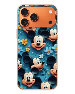 Чехол для iPhone 17 Pro Max с картинкой «Паттерн Микки и Минни» Чехол для iPhone 17 Pro Max с картинкой «Паттерн Микки и Минни»