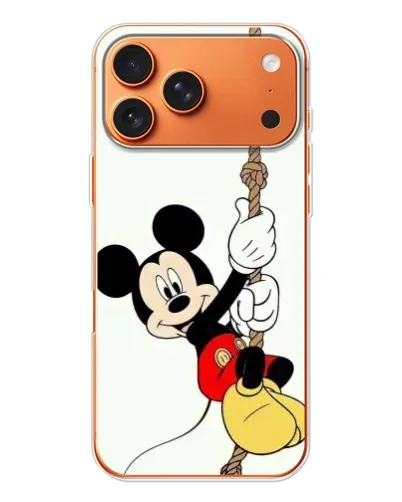 Чехол для iPhone 17 Pro Max с картинкой «Mickey на канате» Чехол для iPhone 17 Pro Max с картинкой «Mickey на канате»