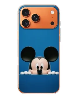 Чехол для iPhone 17 Pro Max с картинкой «Микки выглядывает» Чехол для iPhone 17 Pro Max с картинкой «Микки выглядывает»