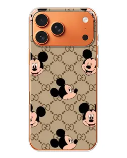 Чехол для iPhone 17 Pro Max с картинкой «Брендовый паттерн Микки» Чехол для iPhone 17 Pro Max с картинкой «Брендовый паттерн Микки»