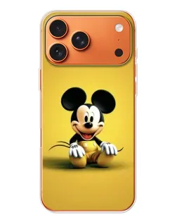 Чехол для iPhone 17 Pro Max с картинкой «Микки на желтом» Чехол для iPhone 17 Pro Max с картинкой «Микки на желтом»