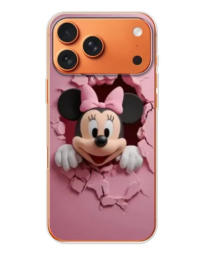Чехол для iPhone 17 Pro Max с картинкой «Минни сквозь стену» Чехол для iPhone 17 Pro Max с картинкой «Минни сквозь стену»