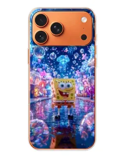 Чехол для iPhone 17 Pro Max с картинкой «Неоновый океан»
