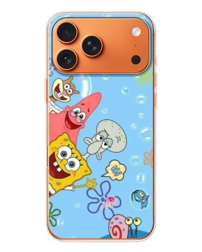 Чехол для iPhone 17 Pro Max с картинкой «Веселые пузырьки»