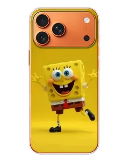 Чехол для iPhone 17 Pro Max с картинкой «Позитивный Губка Боб»