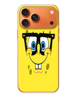 Чохол для iPhone 17 Pro Max з картинкою «Мінімалістичний Спанч Боб»