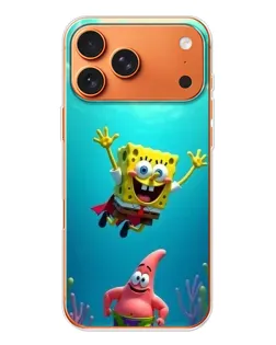 Чохол для iPhone 17 Pro Max з картинкою «Спанч Боб під водою»