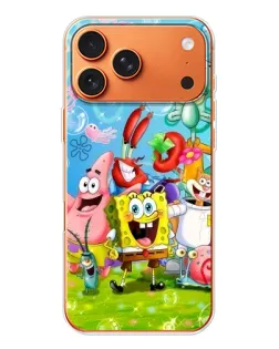 Чохол для iPhone 17 Pro Max з картинкою «Губка Боб та друзі»