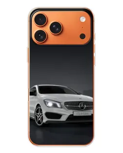 Чехол для iPhone 17 Pro Max с картинкой «Mercedes AMG GT Silver»