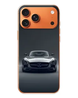 Чехол для iPhone 17 Pro Max с картинкой «Mercedes на черном» Чехол для iPhone 17 Pro Max с картинкой «Mercedes на черном»