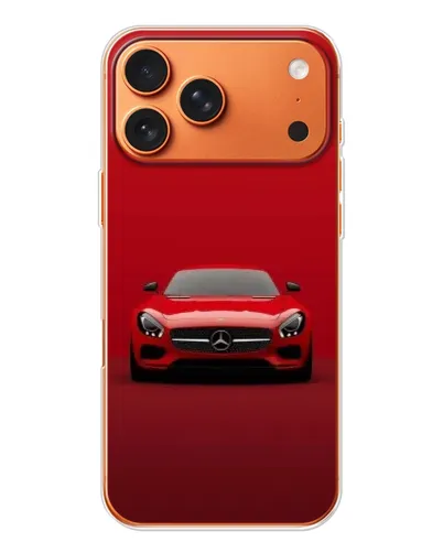 Чехол для iPhone 17 Pro Max с картинкой «Красный Mercedes AMG»