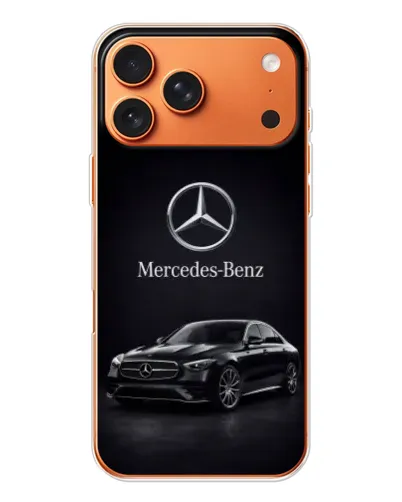 Чехол для iPhone 17 Pro Max с картинкой «Mercedes — решетка радиатора»