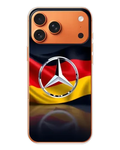 Чехол для iPhone 17 Pro Max с картинкой «Mercedes — флаг Германии»