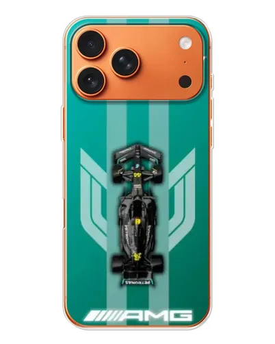 Чехол для iPhone 17 Pro Max с картинкой «Mercedes AMG Petronas»
