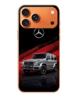 Чехол для iPhone 17 Pro Max с картинкой «Mercedes G-Class красный» Чехол для iPhone 17 Pro Max с картинкой «Mercedes G-Class красный»