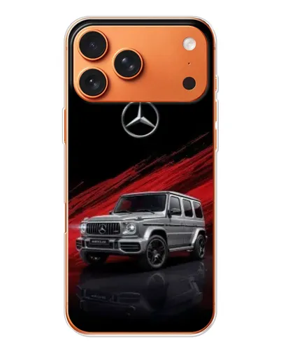 Чехол для iPhone 17 Pro Max с картинкой «Mercedes G-Class красный»