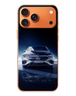 Чехол для iPhone 17 Pro Max с картинкой «Ночной Mercedes EQ» Чехол для iPhone 17 Pro Max с картинкой «Ночной Mercedes EQ»