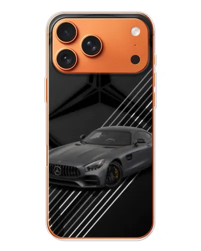 Чехол для iPhone 17 Pro Max с картинкой «Mercedes AMG — графика»