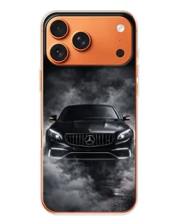 Чехол для iPhone 17 Pro Max с картинкой «Mercedes в дыму» Чехол для iPhone 17 Pro Max с картинкой «Mercedes в дыму»