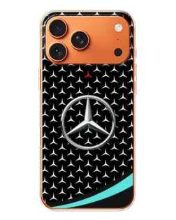 Чехол для iPhone 17 Pro Max с картинкой «Mercedes — бирюзовый акцент» Чехол для iPhone 17 Pro Max с картинкой «Mercedes — бирюзовый акцент»
