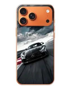 Чехол для iPhone 17 Pro Max с картинкой «Гоночный Mercedes AMG» Чехол для iPhone 17 Pro Max с картинкой «Гоночный Mercedes AMG»